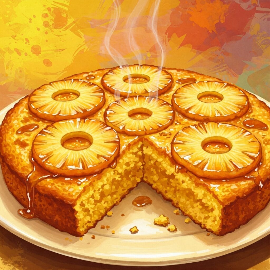 Delicious Upside-Down Pineapple Cornbread