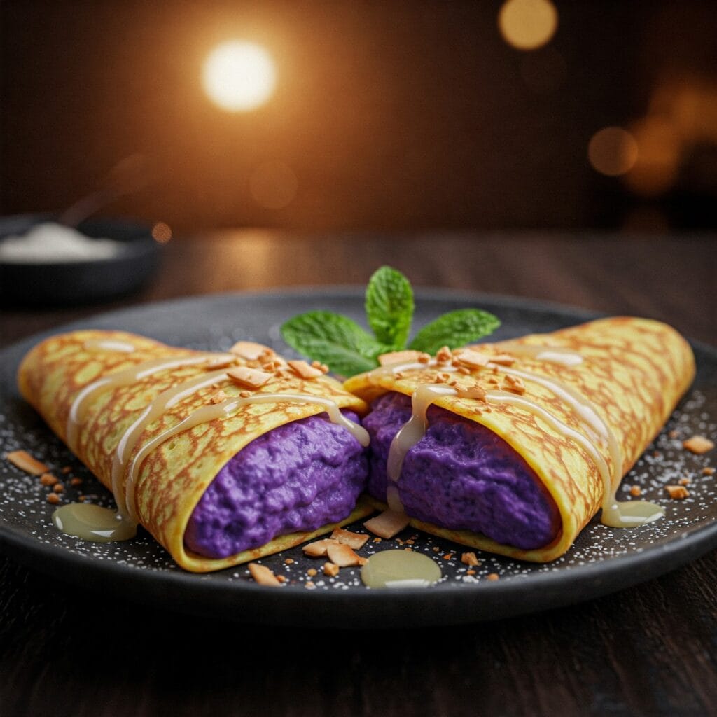 Epic Ube Halaya Stuffed Crepes: A Sweet Revolution