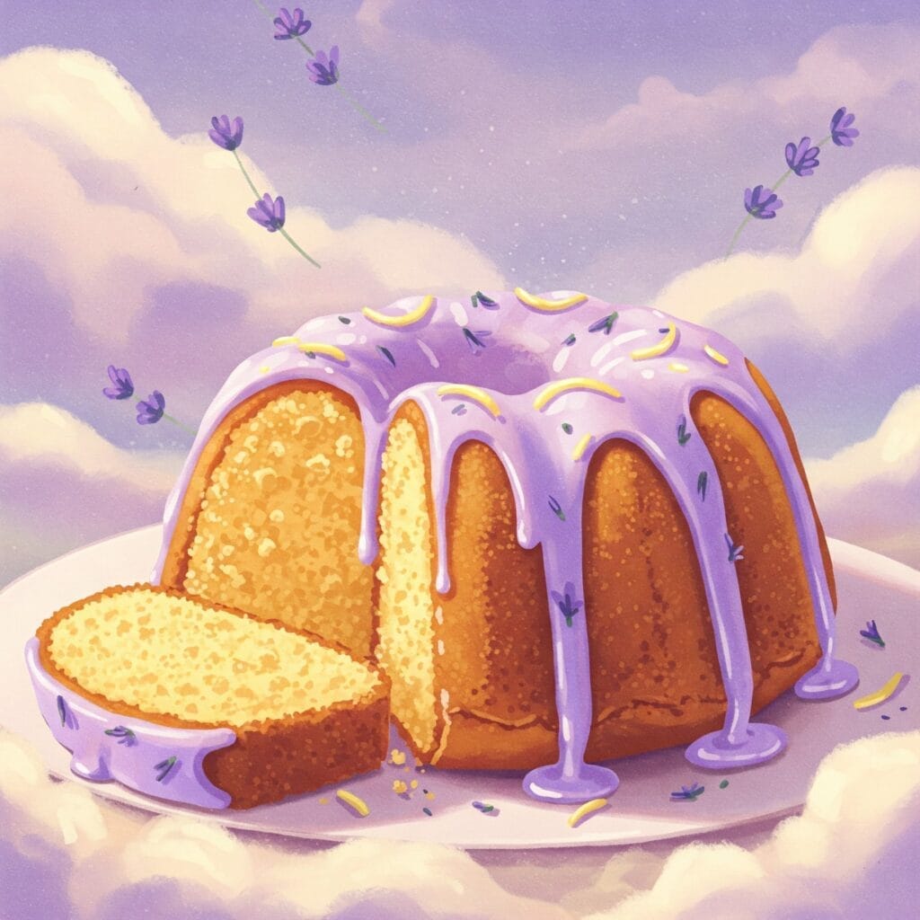 Heavenly Lemon-Lavender Pound Cake